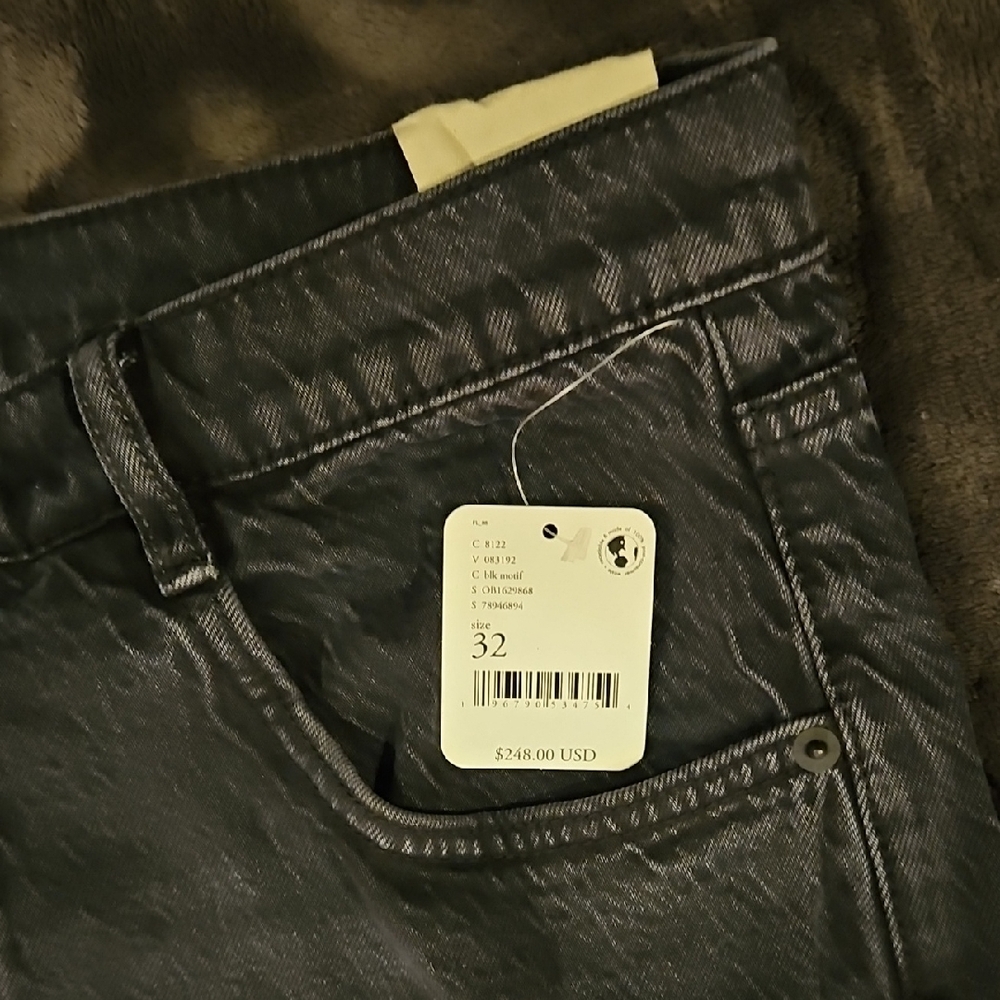 We The Free Black Just Frills Floral Velvet Fringe Jeans - Picture 3 of 13